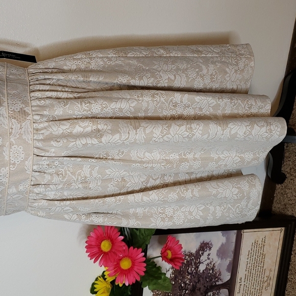 NEW Tahari Arthur S. Levine McNally Dress Gilded Coast Fit & Flare Designer Chic - Picture 4 of 12